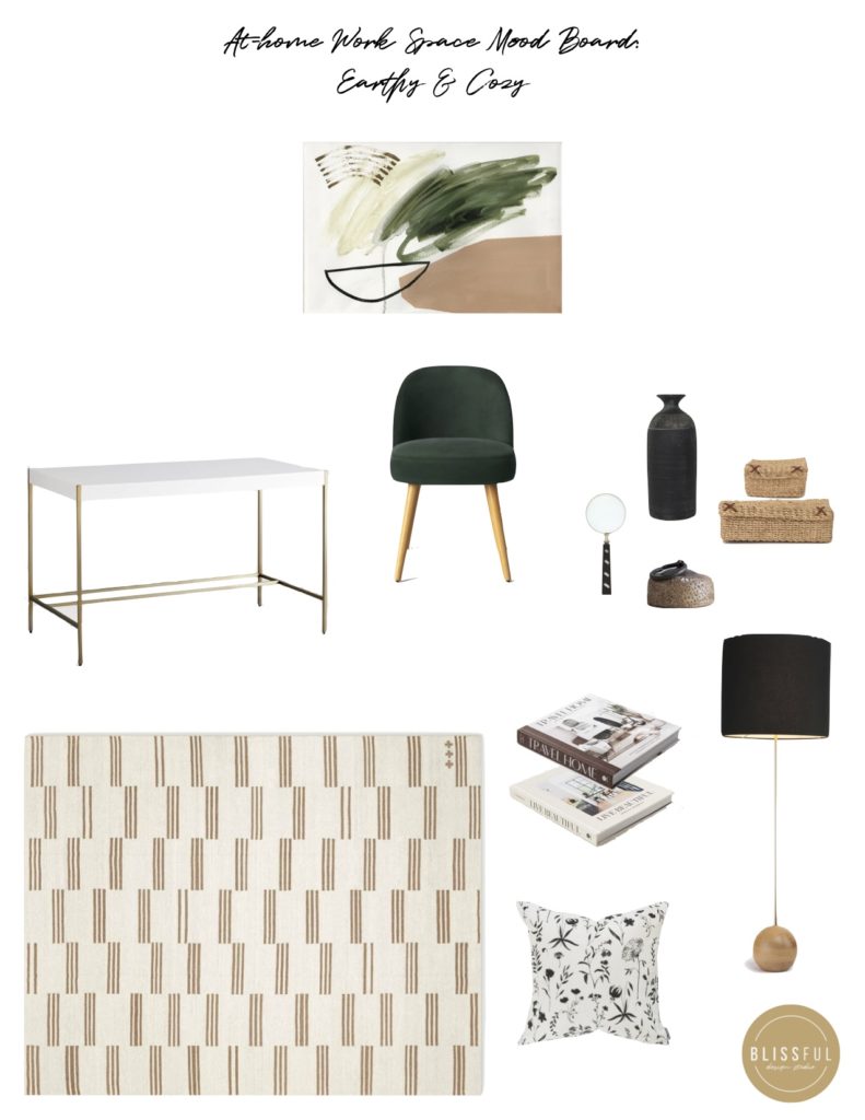 At-home Work Space Mood Board