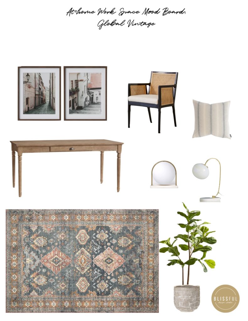 At-home Work Space Mood Board