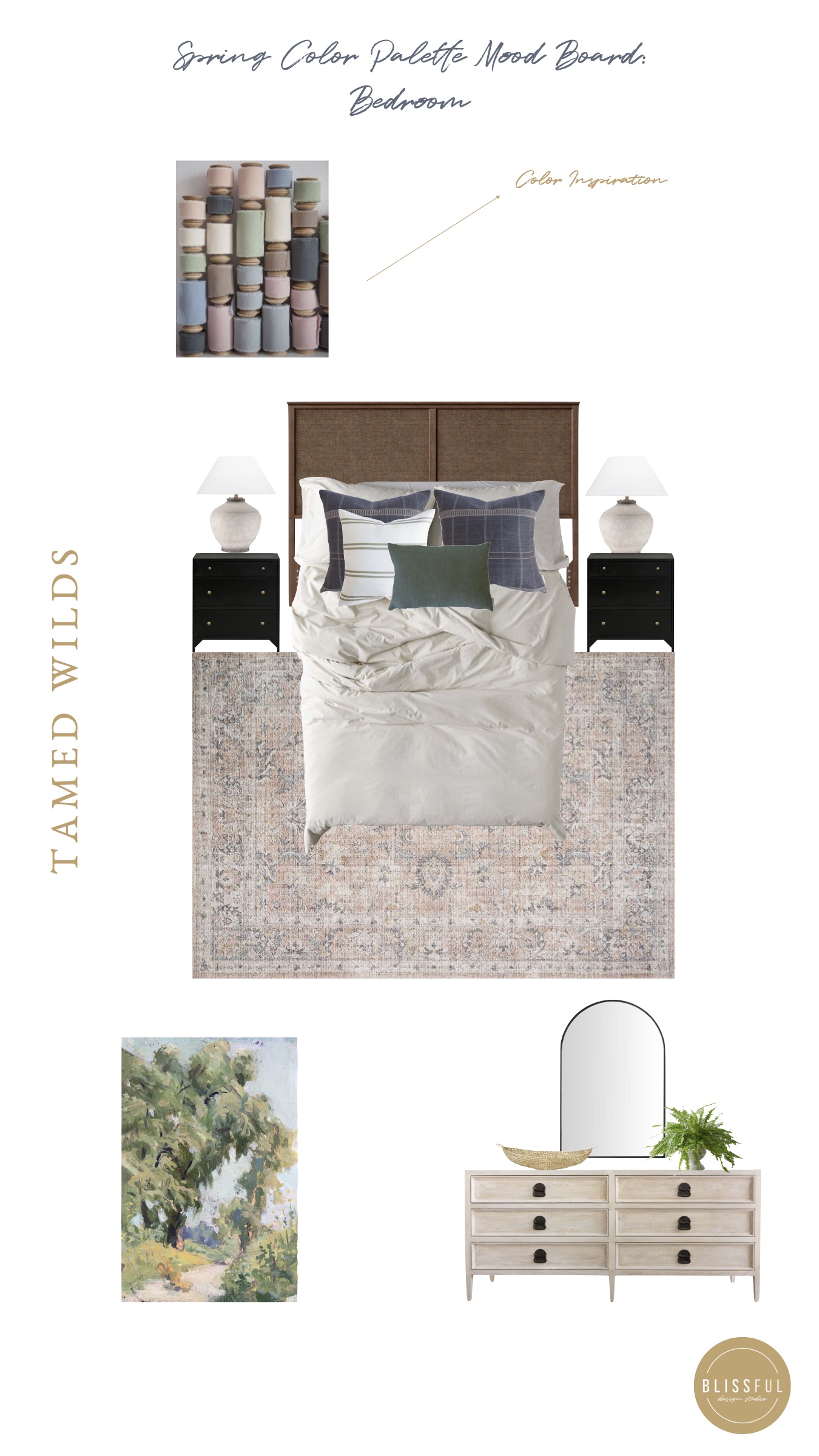 Interior Inspiration: Spring Color Palettes - Blissful Design Studio ...