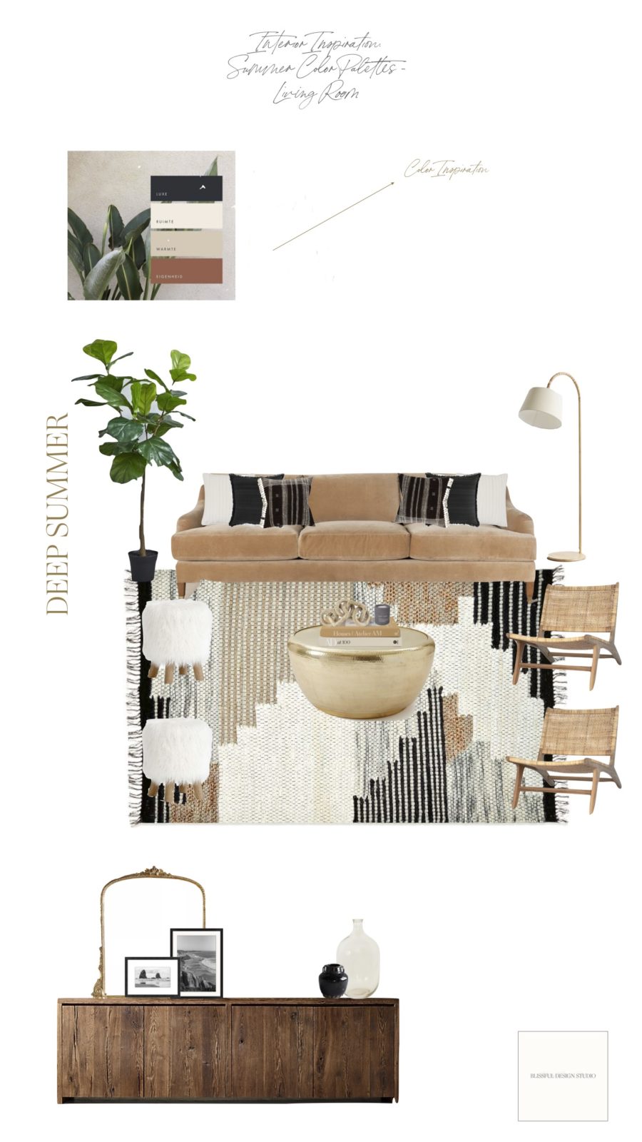 Interior Inspiration: Summer Color Palettes - Blissful Design Studio ...